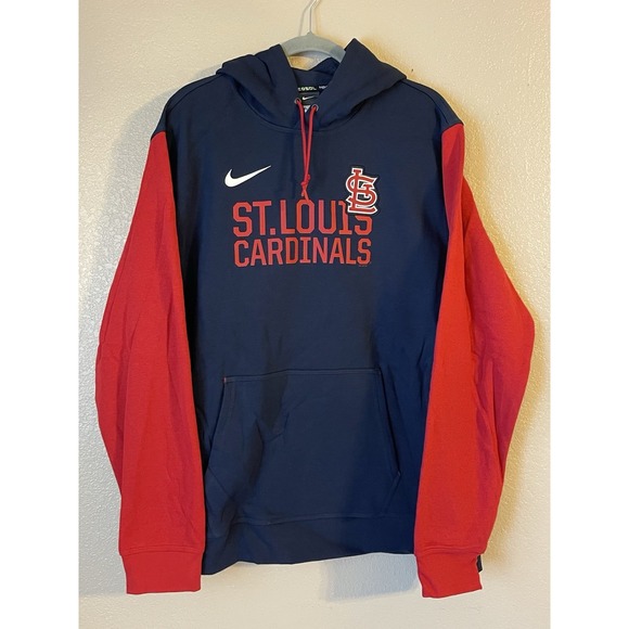 Men's 3XL NWOT St. Louis Cardinals Nike Authentic Collection Pullover Hoodie‎